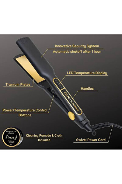 Lızze EXTREME Hair Straightener (40'Mm); Supreme 250 °