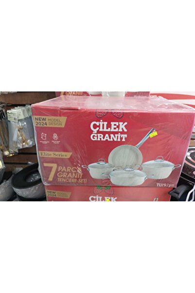 Çilek Granite Pot Set