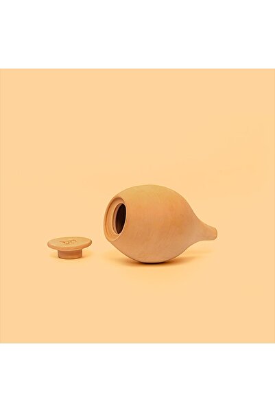 LUTOYA Orange Self-Watering Plant Vessel, Decorative Terracotta, 350 ml