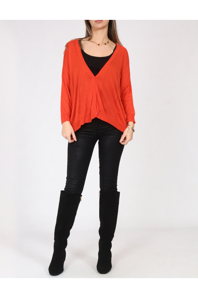 Evendi Cardigan, Orange