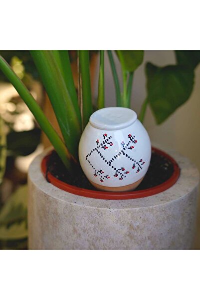 LUTOYA "Macese" Self-watering Plant Vase, Decorative Terracotta Clay, 350 ml