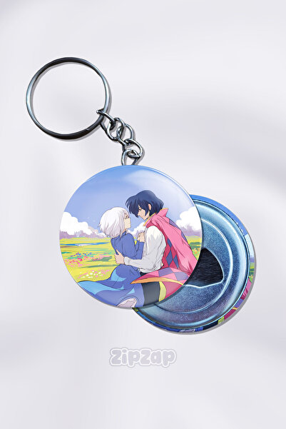 ZipZap حلية مفاتيح على شكل حقيبة من فيلم قلعة هاول المتحركة (قطعة واحدة)