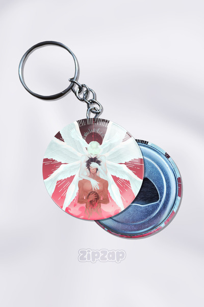 ZipZap ديفل مان: سلسلة مفاتيح تزيينية على شكل حقيبة كراي بيبي (قطعة واحدة)