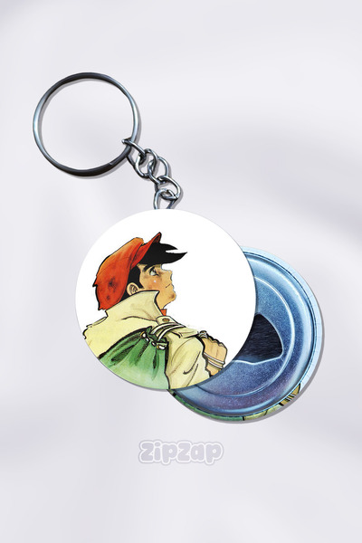 ZipZap حلية مفاتيح على شكل حقيبة من أنمي أشيتا نو جو (قطعة واحدة)