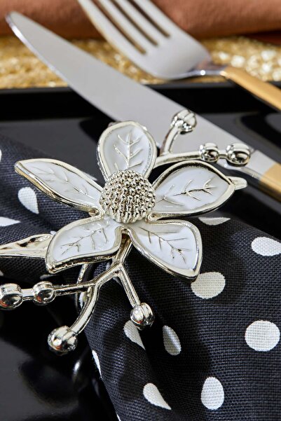 Milenay Napkin Ring Collection, Napkin Ring Holder, Ringed Napkin Ring, 3 Pieces