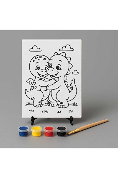 Bebek Özel لوحة نموذجية خشبية قابلة للطلاء للأطفال مع حامل موديل 050