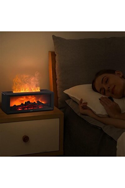 Home Black Camin Essential Oil Diffuser 150ml - 7 Colors, Remote Control, Silent