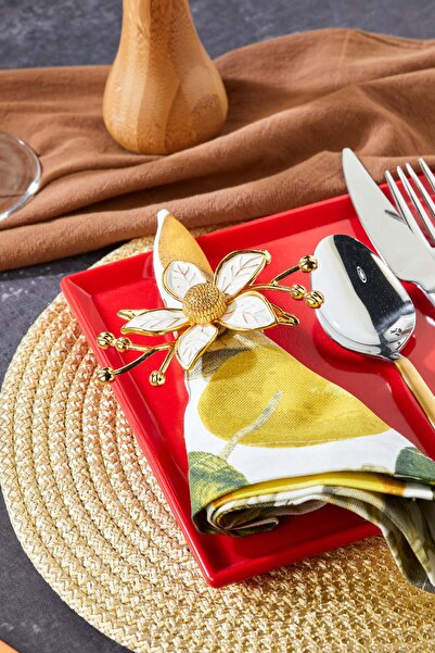 Milenay Napkin Ring Collection, Napkin Ring Holder, Ringed Napkin Ring, 3 Pieces