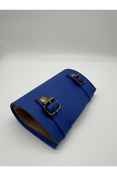 LAYDA Faux Leather Floater Model Notepad Cobalt Blue