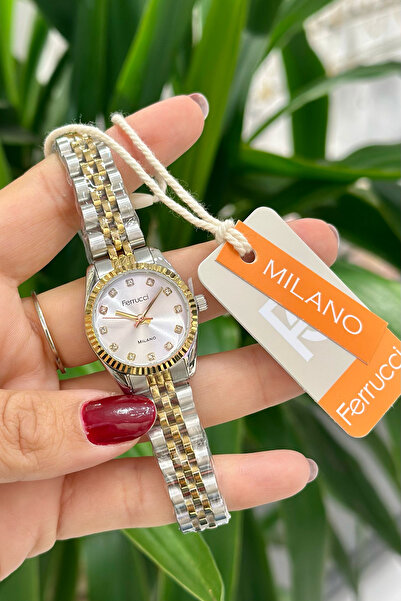 Ferrucci Çelik Kordon Su Geçirmez Garantili Kadın Kol Saati