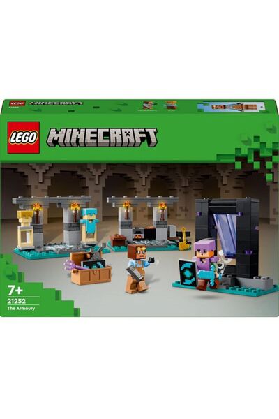 LEGO Майнкрафт Оръжейна 21252, 7+ години, 203 части