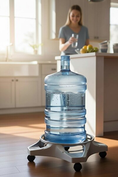 Milenay Tekerlekli Su Damacana Standı 360 Döner – Damacana Taşıma ve Düzenlem...