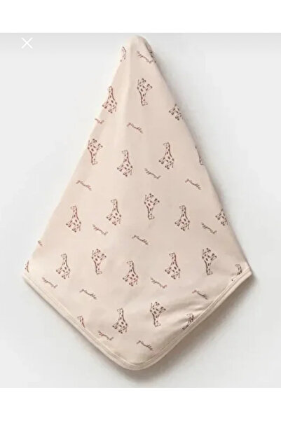 Bubbless Giraffe Printed Double Layer Combed Cotton Newborn and Multi-Purpose 100% Cotton Baby Blanket