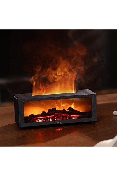 Home Black Camin Essential Oil Diffuser 150ml - 7 Colors, Remote Control, Silent