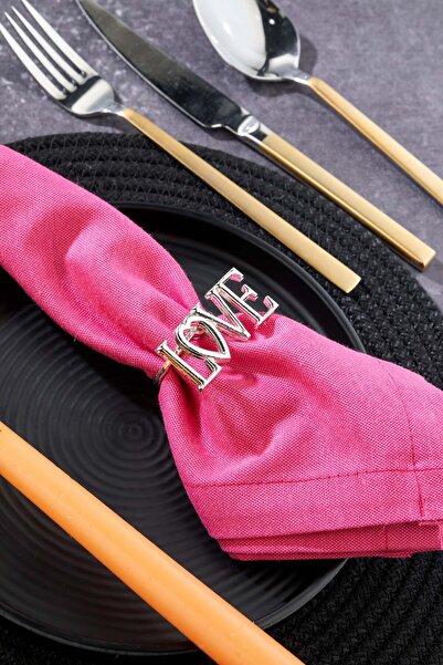 Milenay Napkin Ring Collection, Napkin Ring Holder, Ringed Napkin Ring, 3 Pieces