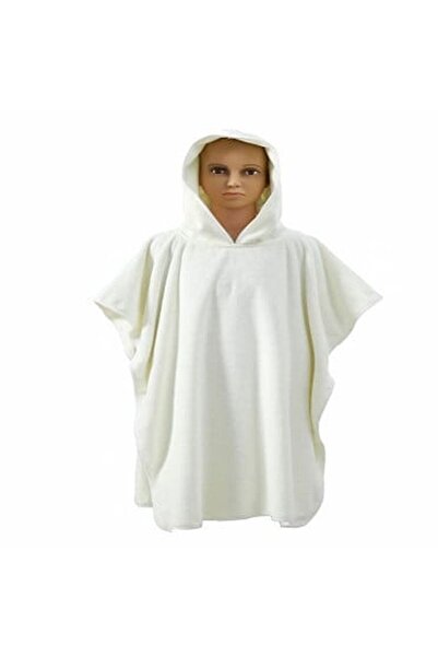 Reiashn Jumana children's robe with buttons, size 3/4 years, off-white color