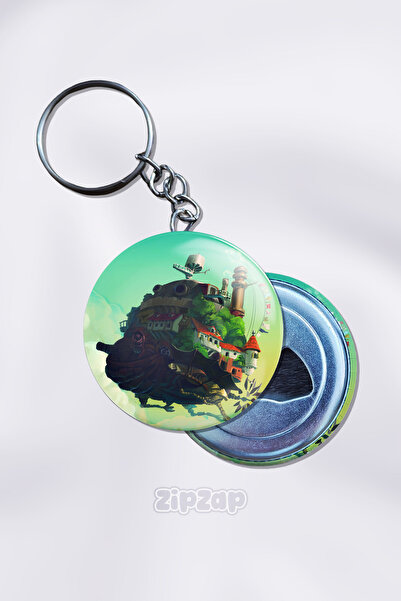 ZipZap سلسلة مفاتيح مزينة بحقيبة ميازاكي (قطعة واحدة)