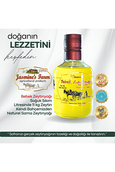 0,1 Asit Bebek Zeytinyağı Ultra Premium 250 ML - 224 mg/kg Polifenol