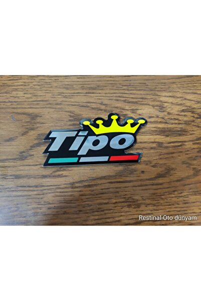 restinal Fiat Tipo Taçlı Pleksi Arma Logo İtalyan Bayraklı Oto Bagaj Yan Kapı...