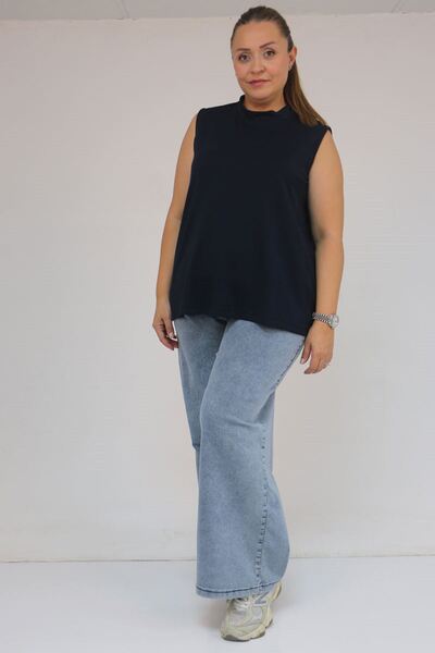 Eslina 58510 Plus Size Short Modal Underwear - Navy Blue