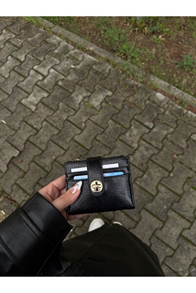 Moda Sekiz Women's Patent Leather Faux Leather 10 Compartment Wallet