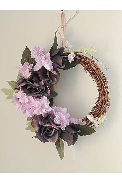 Home Mor çicekli kapı süsü