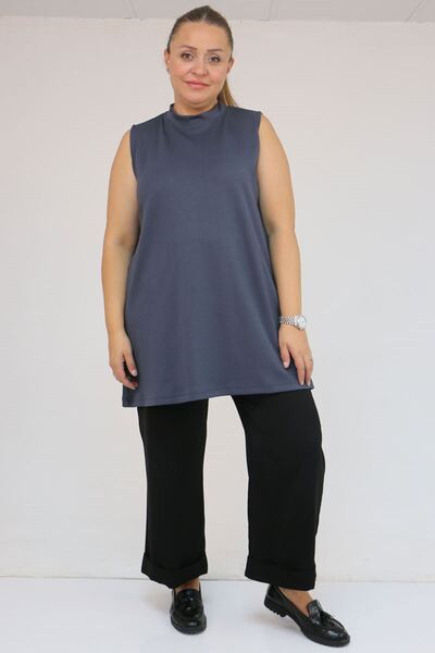 Eslina 58509 Plus Size Long Modal Underwear - Anthracite