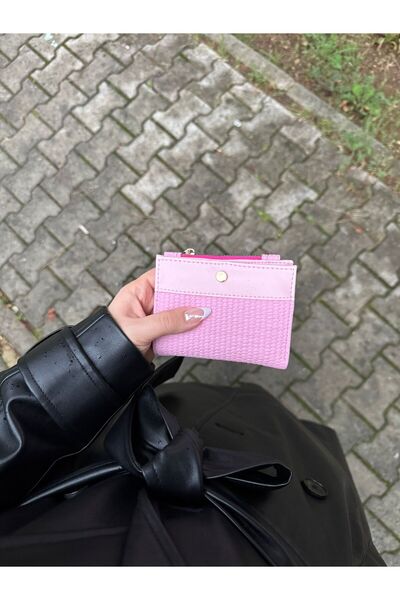 Moda Sekiz Women's Faux Leather Detailed Wallet