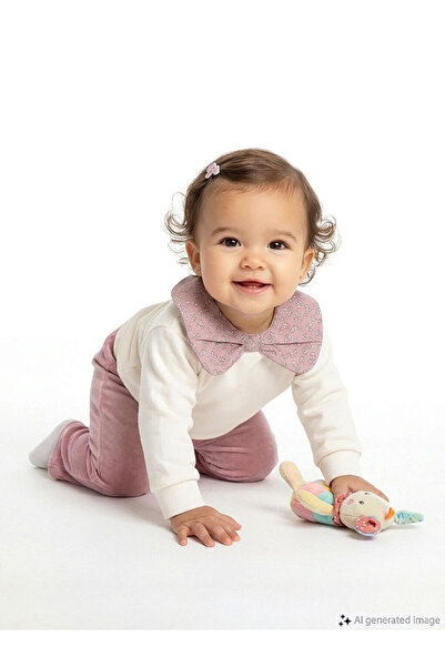 LC Waikiki Zero Roba Collar Baby Girl Sweatshirt and Leggings 2-Piece Set for...