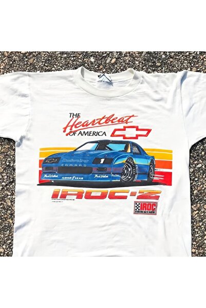 MAYDAY CULTURE Σχέδιο αυτοκινήτου vintage Λευκό Unisex Γυναικείο Ανδρικό Μπλο...