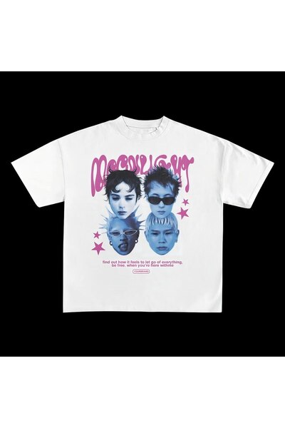 MAYDAY CULTURE Λευκό Unisex Γυναικείο Ανδρικό T-shirt Vintage T-shirt Oversize