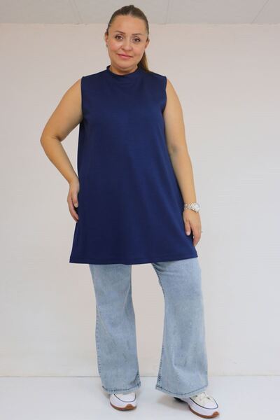 Eslina 58509 Plus Size Long Modal Underwear - Indigo