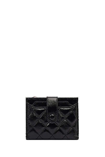 Derimod Women's Black Printed Wallet 000A2D5624Hr