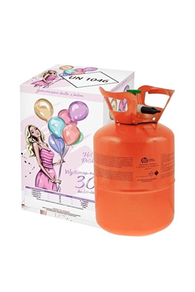 Avaleea Single-use Helium Cylinder for 30 Latex Balloons, 0.20 m³, Red