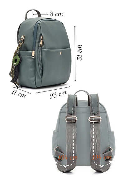 Derimod Women's Gray Backpack 25Wbd286818