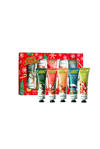 SADOER كريم تبييض اليدين الإنجليزي - 5 قطع مرطبة مضادة للجفاف (خريف/شتاء)