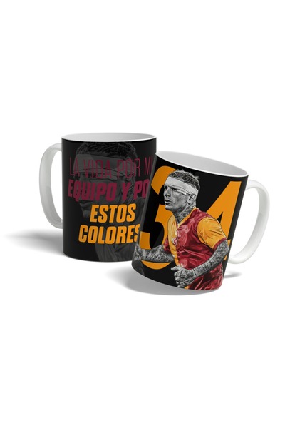 offside Torreira I Give My Heart for This Cup and These Colors Yellow Red Fan B Printed Gift