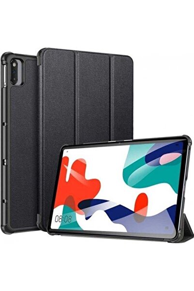 Generic Smart Folio Case Trifold Stand Cover For Huawei MatePad - Black