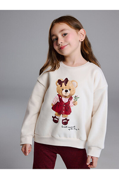 LC Waikiki I Teddy Bear Printed Girls' Sweatshirt and Leggings Pants 2-Piece ...