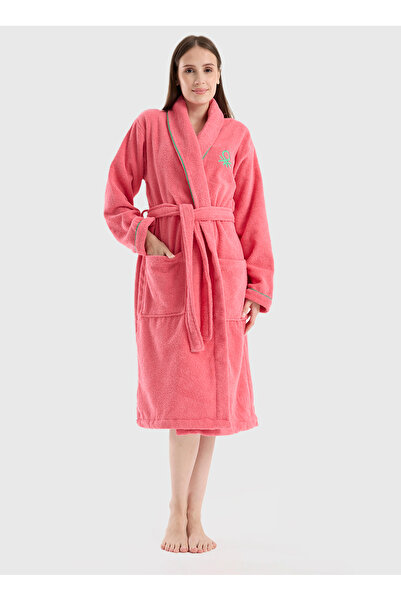 Benetton Pembe Unisex Bornoz BE-0157-PNK BORNOZ