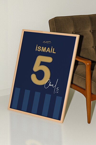Base Concept İsmail Yüksek 5 Numara İmzalı Forma Tablo Poster (Çerçeveli)