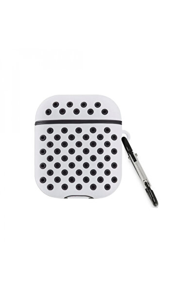 Ardan Home حافظة Airpods 2 (الجيل الثاني) الرياضية المثقبة - رمادي-أسود