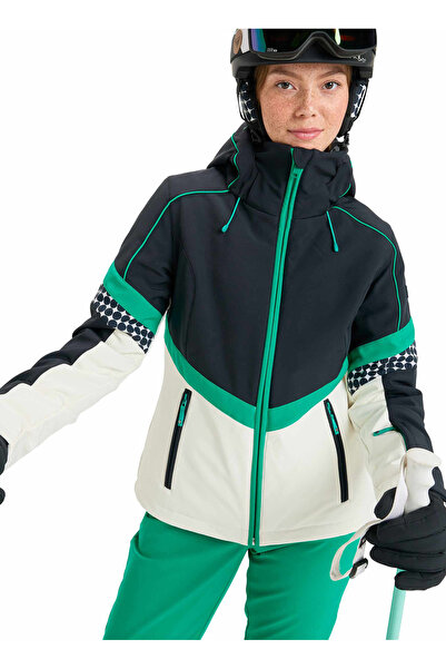 Quiksilver ERJTJ03512-PEAK CHIC SOFTSHELL JK Siyah Normal Desenli Kadın Kayak Montu