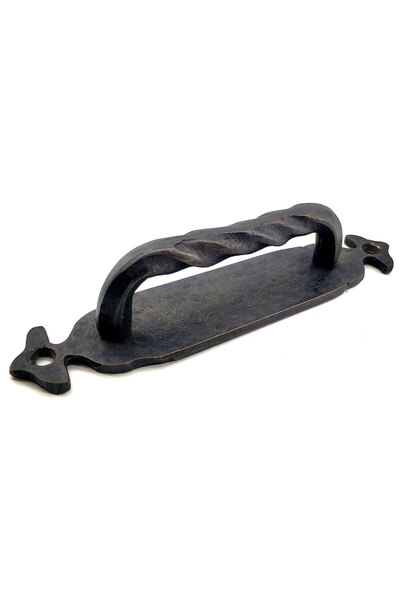 ForWhat 33X148Mm Oxide Decor Brass Twisted Pull Handle for Office Home Office Door