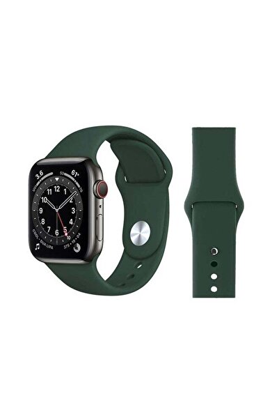 Perfii سوار بديل لساعة Apple Watch Series 6/SE/5/4/3/2/1 باللون الأخضر الداكن