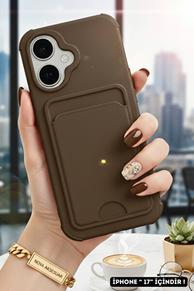 cepmoda حافظة هاتف متوافقة مع آيفون 17 مع حامل للبطاقات - حجرة للبطاقات، غطاء...