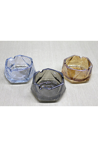 ForWhat Modern Prestige Glass Ashtray for Office Home Office Decor
