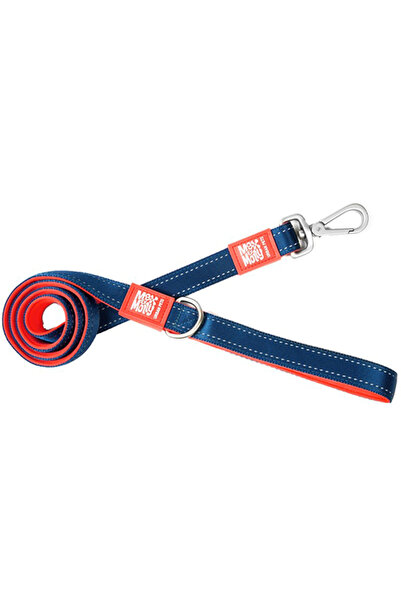 Max & Molly حزام مشي للكلاب من ماتريكس TR-أحمر-صغير جداً-1×120 سم