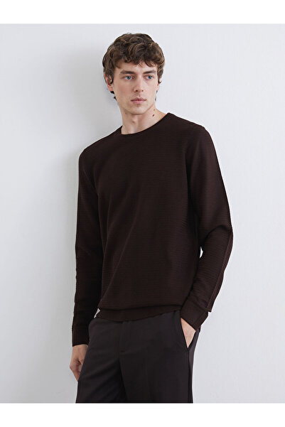 LC Waikiki Rmz Gi̇yi̇m Farkiyla Zero Roba Collar Men's Knitwear Sweater