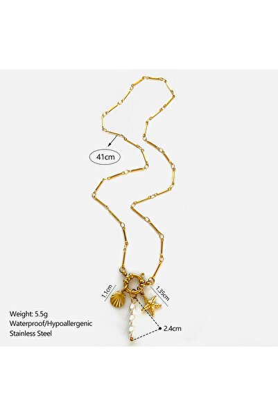 Choice قلادة من الذهب عيار 18 قيراطًا من GHIDBK خالية من التشويه على شكل نجمة...